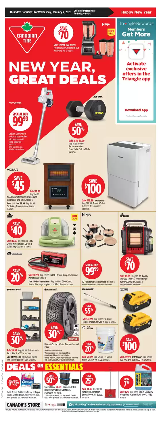 Canadian Tire catalogue in Vernon | Great offer for bargain hunters | 2026-01-01T00:00:00.000Z - 2026-01-07T00:00:00.000Z