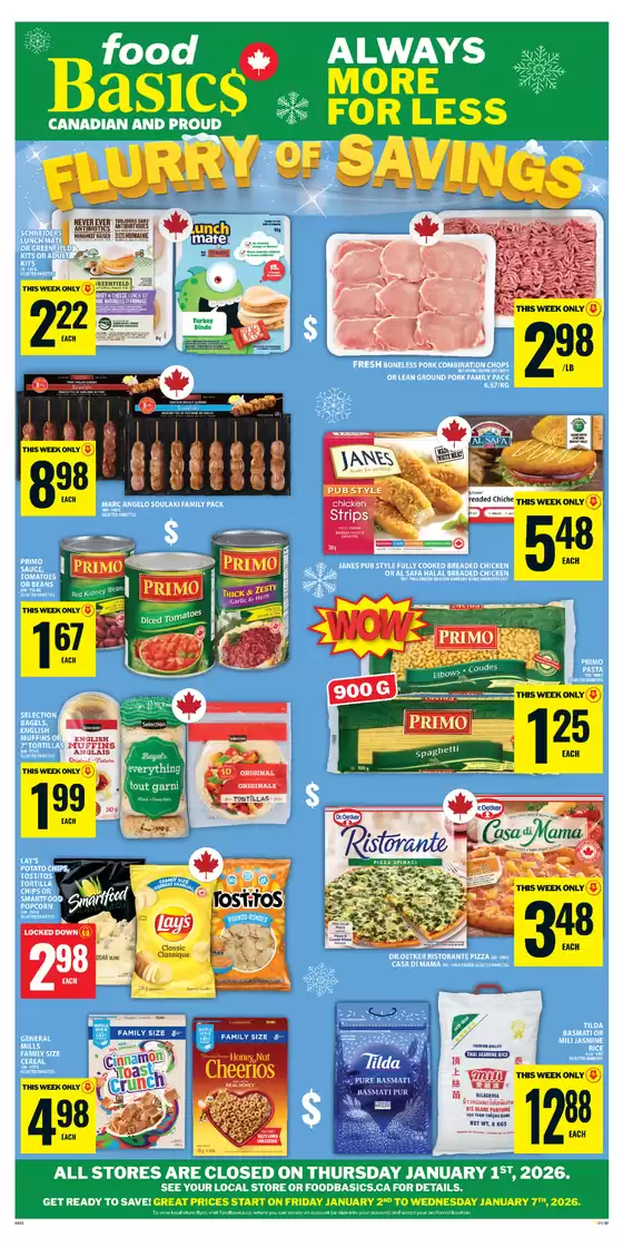 Food Basics catalogue in Alert Bay | Exclusive bargains | 2026-01-01T00:00:00.000Z - 2026-01-07T00:00:00.000Z