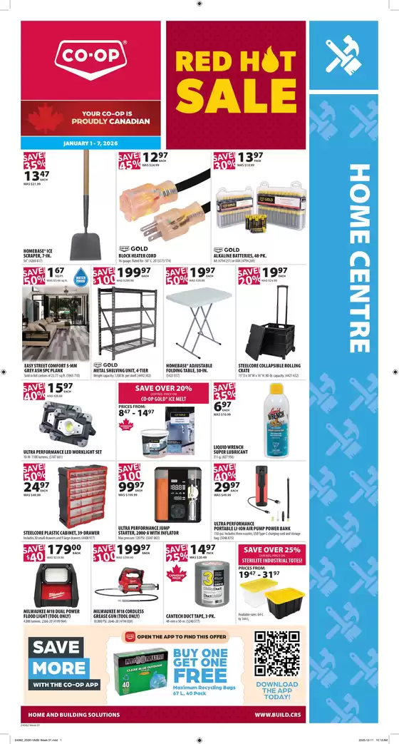 Co-op Home Centre catalogue in Mississauga | Great offer for all customers | 2026-01-01T00:00:00.000Z - 2026-01-07T00:00:00.000Z