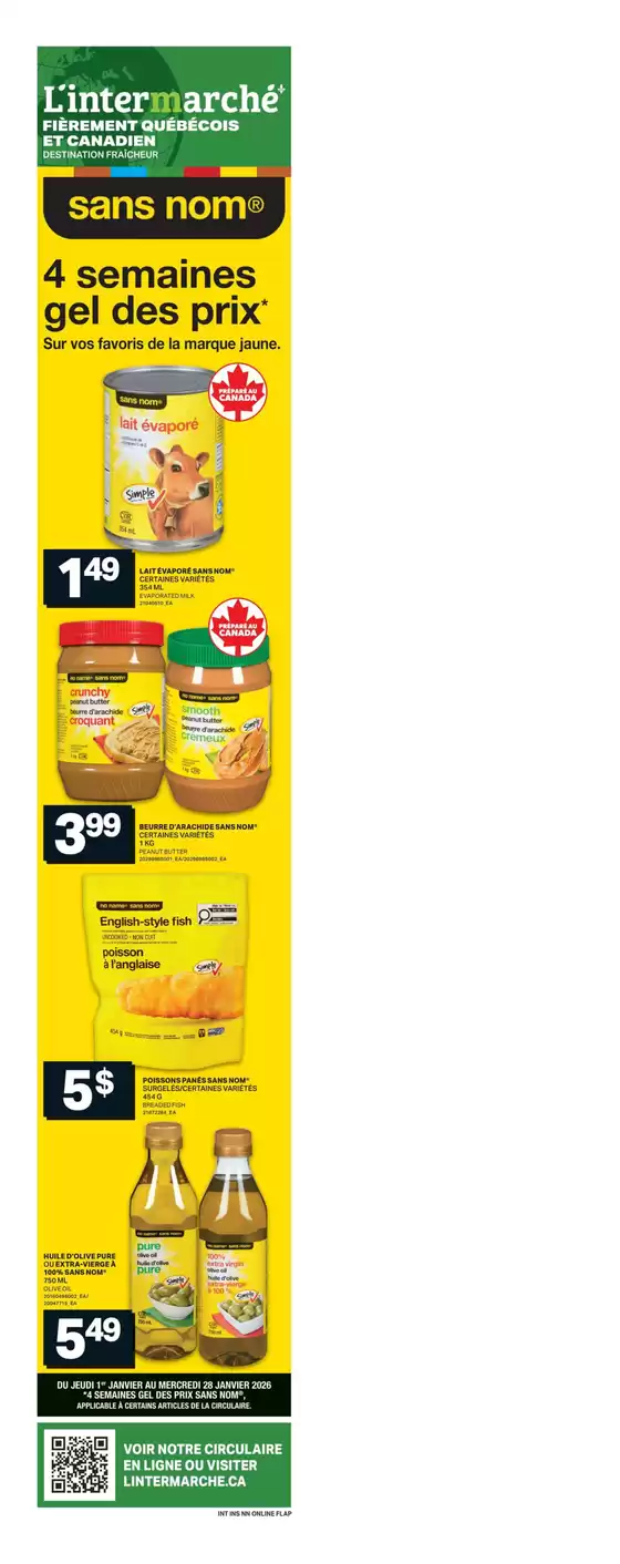 L'Intermarché catalogue in Alert Bay | Great offer for bargain hunters | 2026-01-01T00:00:00.000Z - 2026-01-07T00:00:00.000Z