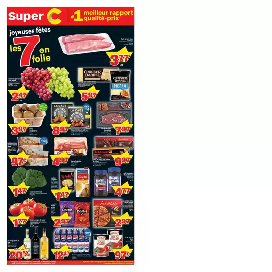 Super C catalogue in Alert Bay | Great discounts on selected products | 2025-12-25T00:00:00.000Z - 2025-12-31T00:00:00.000Z