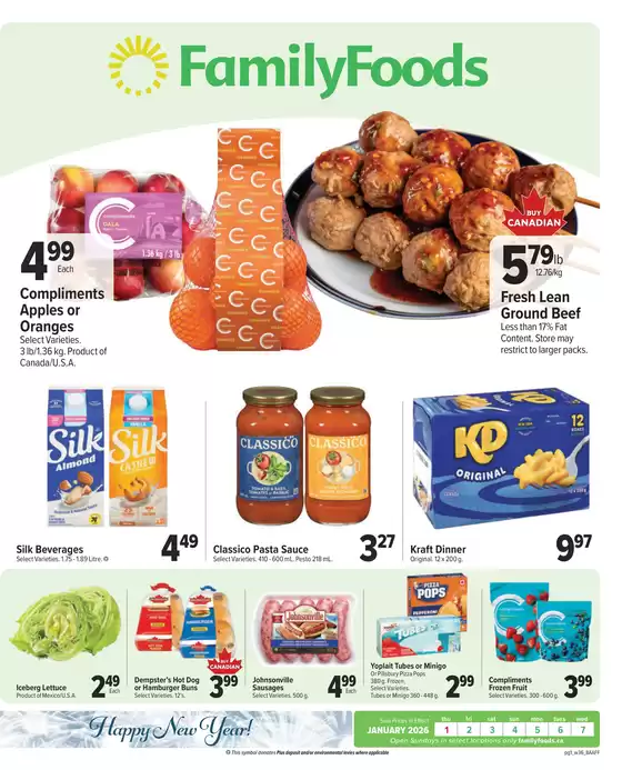 Family Foods catalogue in Ottawa | Family Foods weekly flyer | 2026-01-01T00:00:00.000Z - 2026-01-07T00:00:00.000Z