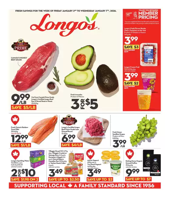 Longo's catalogue in Granby | Weekly Flyer | 2026-01-02T00:00:00.000Z - 2026-01-07T00:00:00.000Z