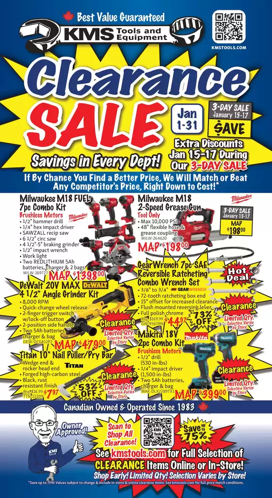 KMS Tools catalogue in Toronto | KMS Tools 2601 January Flyer | 2026-01-01T00:00:00.000Z - 2026-01-31T00:00:00.000Z