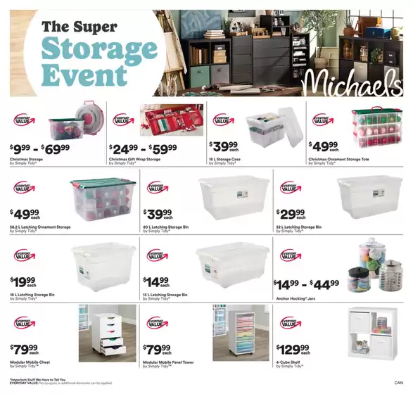 Michaels catalogue in Gatineau | 1/2 Weekly Ad Canada | 2026-01-02T00:00:00.000Z - 2026-01-08T00:00:00.000Z