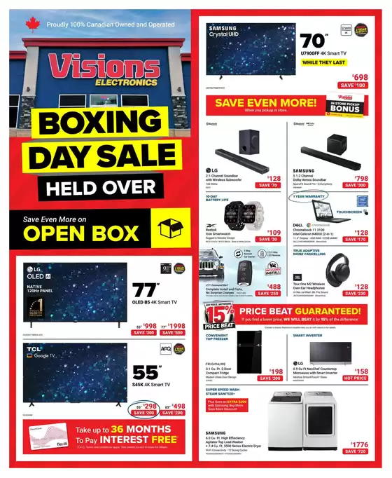 Visions Electronics catalogue in Scarborough | Flyer | 2026-01-02T00:00:00.000Z - 2026-01-08T00:00:00.000Z