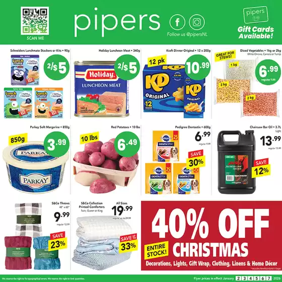 Pipers catalogue | Flyer Pipers | 2026-01-02T00:00:00.000Z - 2026-01-07T00:00:00.000Z