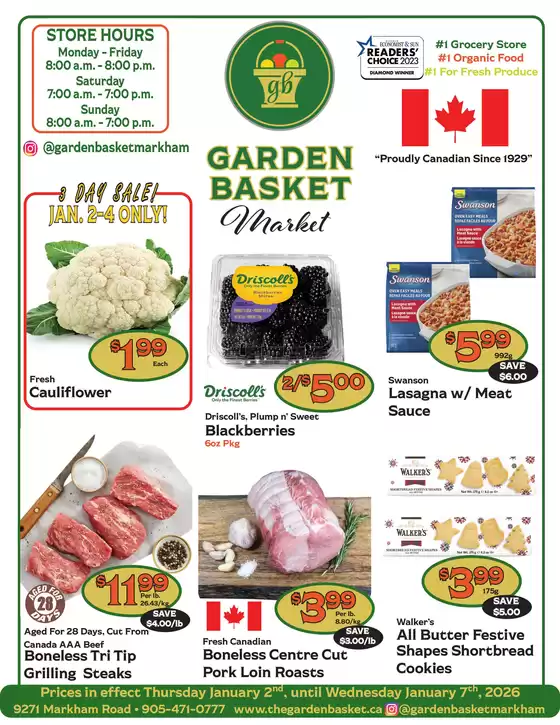 The Garden Basket catalogue in Cobalt | Weekly Flyer | 2026-01-05T00:00:00.000Z - 2026-01-07T00:00:00.000Z