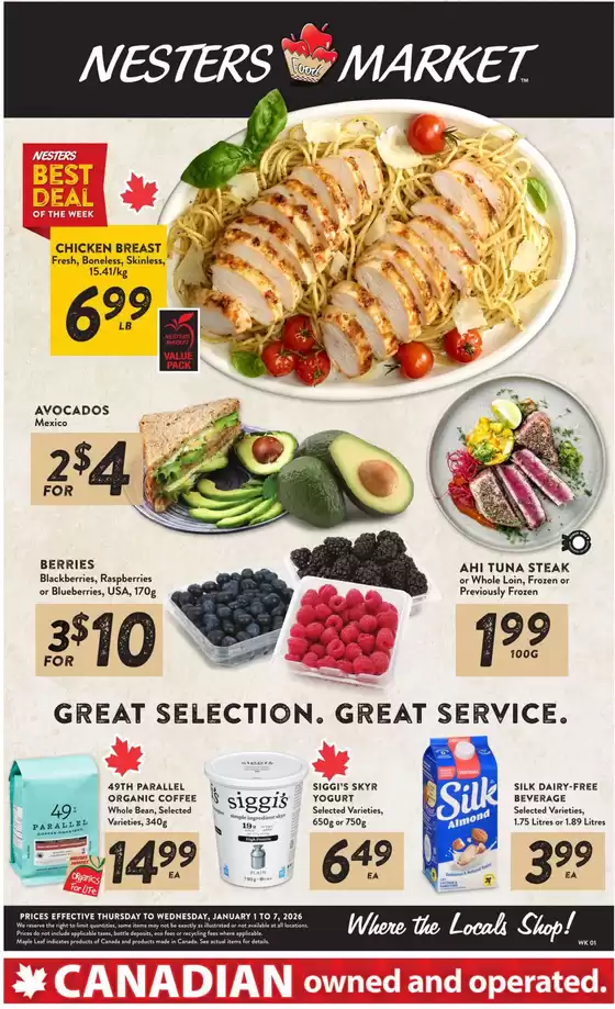 Nesters Market catalogue | Weekly flyer  | 2026-01-05T00:00:00.000Z - 2026-01-07T00:00:00.000Z