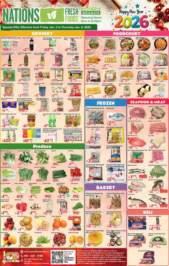 Nations Fresh Foods catalogue in Guelph | Weekly Specials | 2026-01-05T00:00:00.000Z - 2026-01-08T00:00:00.000Z
