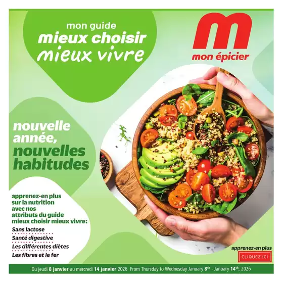 Metro catalogue in Coquitlam | Metro weekly flyer Quebec - Digital | 2026-01-08T00:00:00.000Z - 2026-01-14T00:00:00.000Z