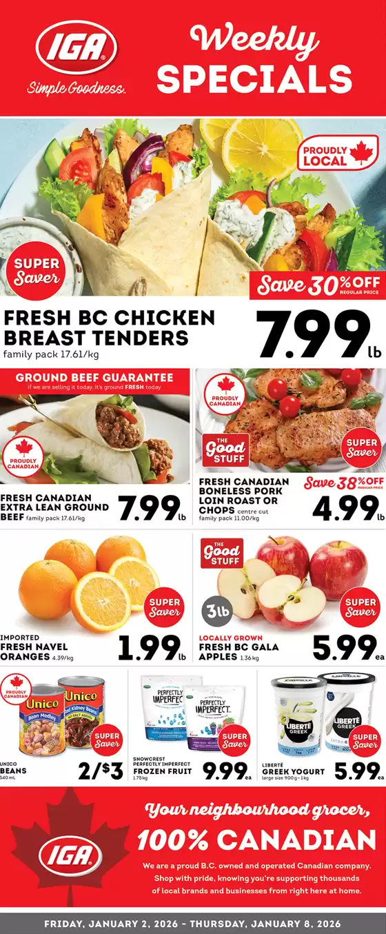 Market Place IGA catalogue in Coquitlam | Weekly specials  | 2026-01-06T00:00:00.000Z - 2026-01-08T00:00:00.000Z