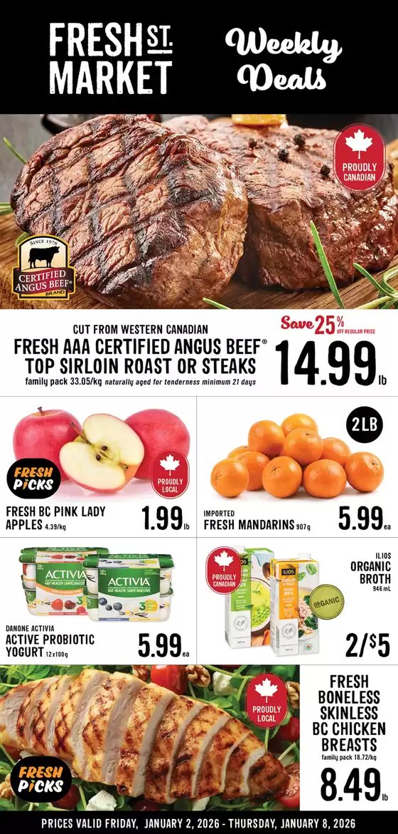 Fresh St Market catalogue | Weekly deals  | 2026-01-06T00:00:00.000Z - 2026-01-08T00:00:00.000Z