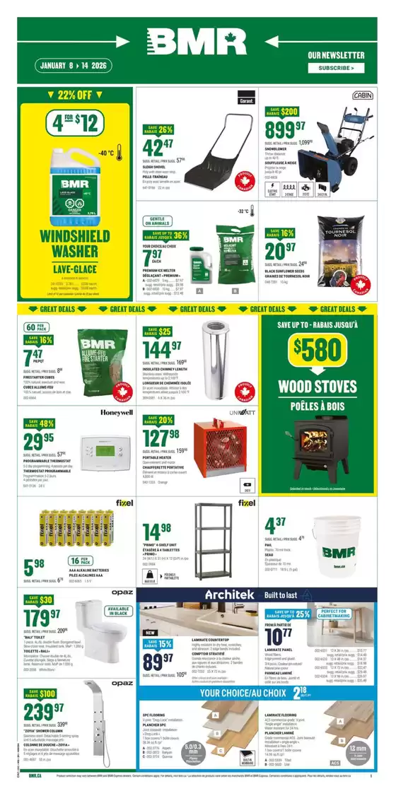 BMR catalogue in Castlegar | Great offer for bargain hunters | 2026-01-08T00:00:00.000Z - 2026-01-14T00:00:00.000Z