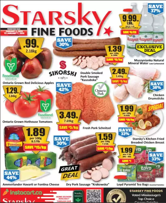 Starsky catalogue in Toronto | Weekly savings  | 2026-01-07T00:00:00.000Z - 2026-01-07T00:00:00.000Z
