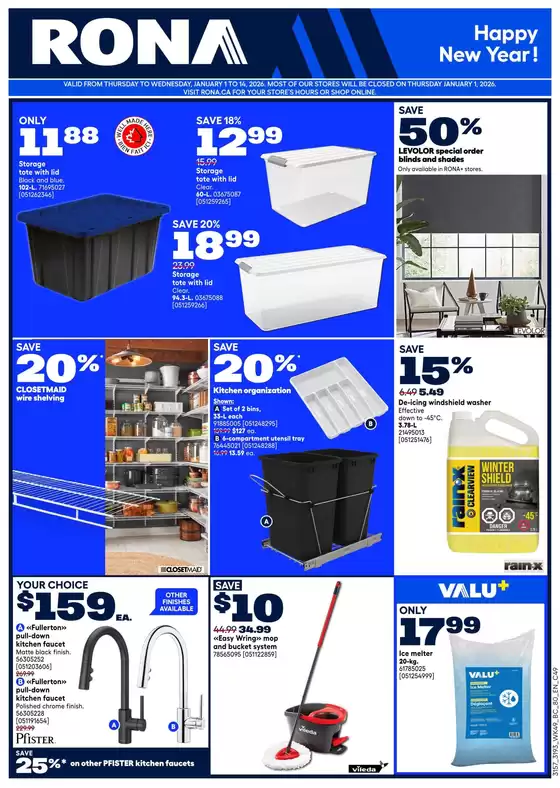 RONA catalogue in Castlegar | Great offer for bargain hunters | 2026-01-01T00:00:00.000Z - 2026-01-14T00:00:00.000Z