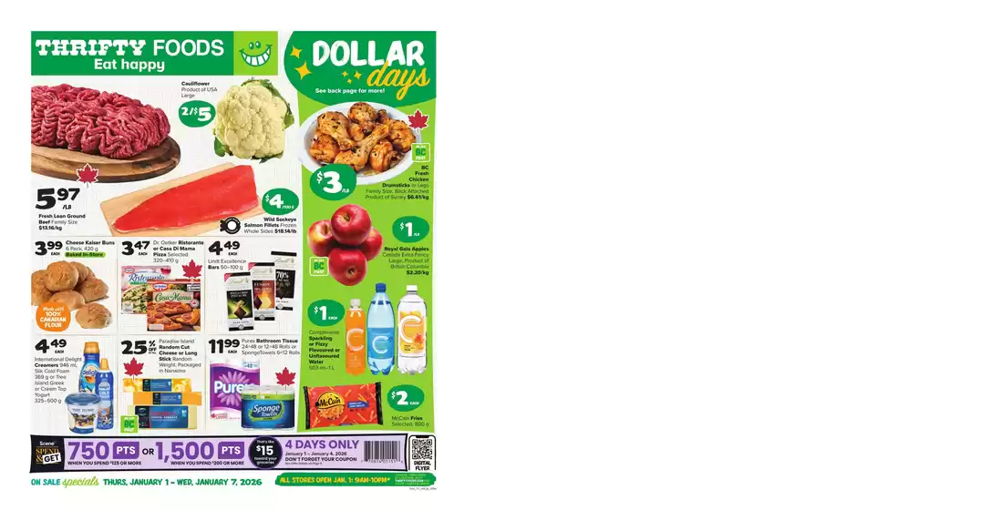 Thrifty Foods catalogue in Richmond Hill | Weekly Flyer | 2026-01-01T00:00:00.000Z - 2026-01-07T00:00:00.000Z