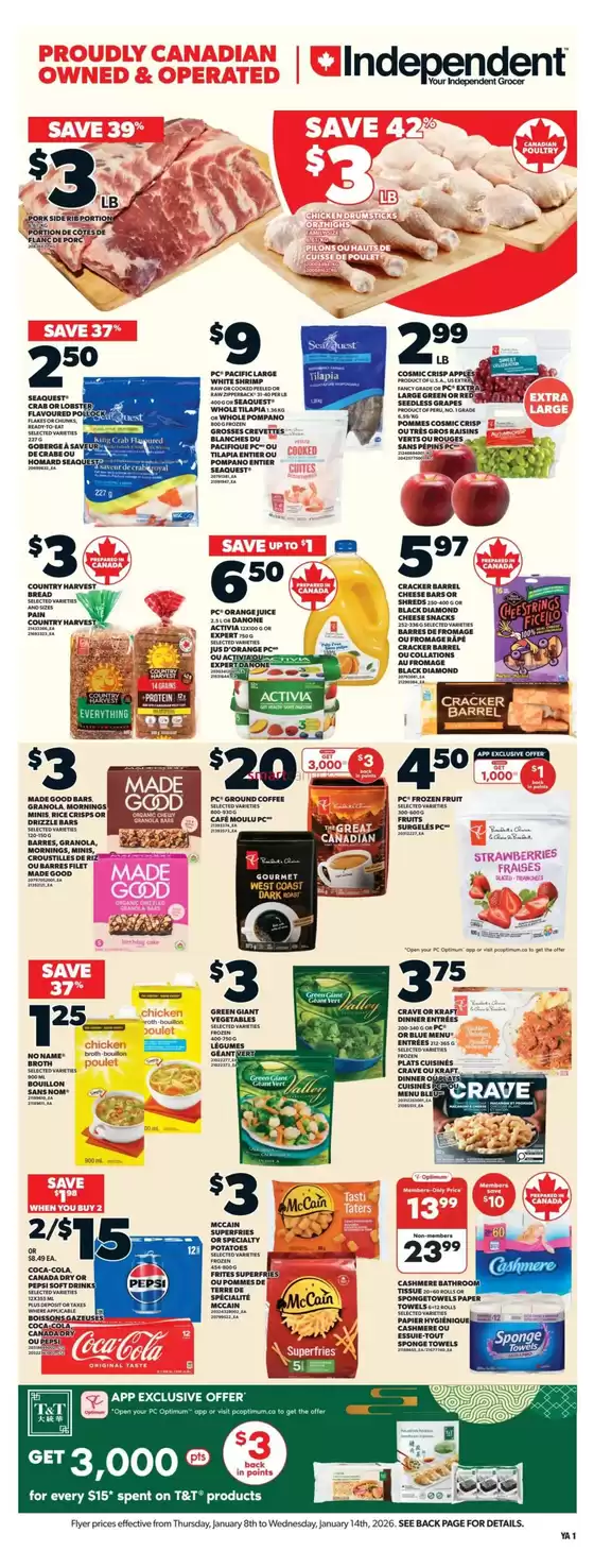 Independent Grocer catalogue in Richmond Hill | Discover attractive offers | 2026-01-08T00:00:00.000Z - 2026-01-14T00:00:00.000Z