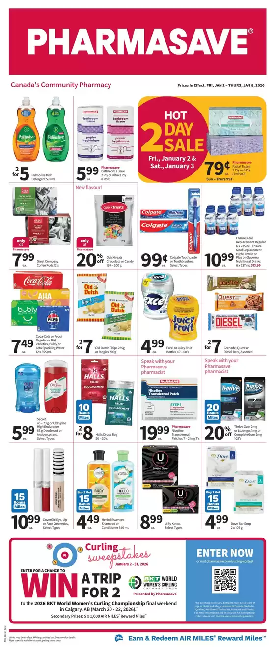 Pharmasave catalogue in Okotoks | Discover attractive offers | 2026-01-02T00:00:00.000Z - 2026-01-31T00:00:00.000Z