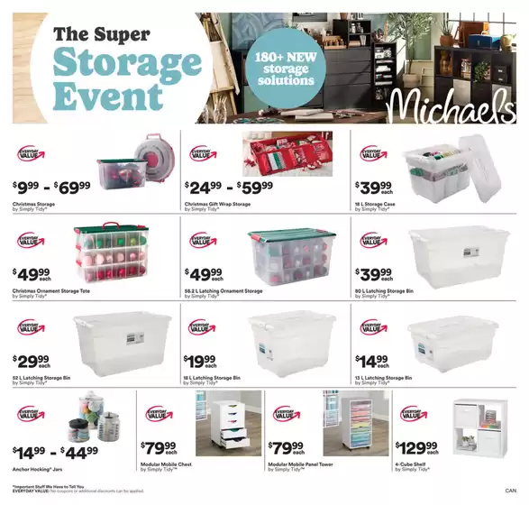 Michaels catalogue in Barrie | 1/9 Weekly Ad Canada | 2026-01-09T00:00:00.000Z - 2026-01-15T00:00:00.000Z