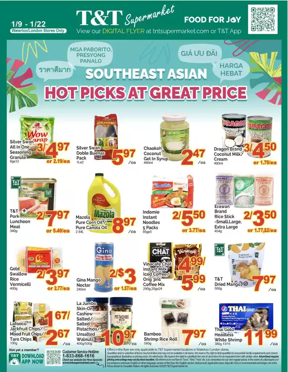 T&T Supermarket catalogue in Ste. Anne | Our best deals for you | 2026-01-09T00:00:00.000Z - 2026-01-22T00:00:00.000Z