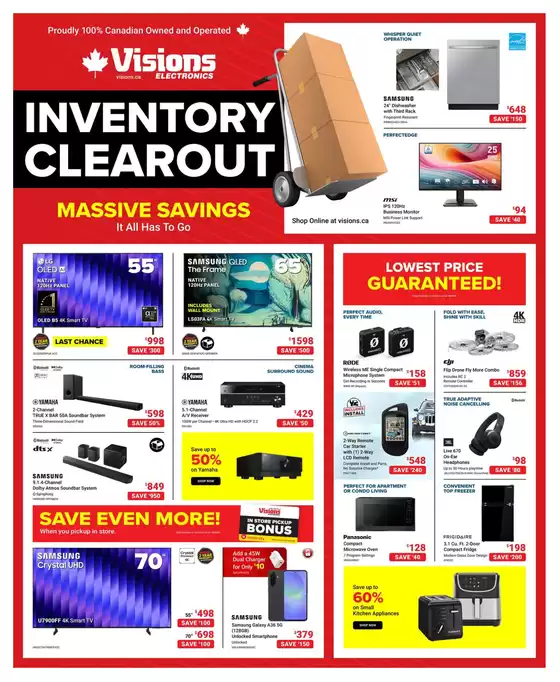 Visions Electronics catalogue in Vancouver | Flyer | 2026-01-09T00:00:00.000Z - 2026-01-15T00:00:00.000Z