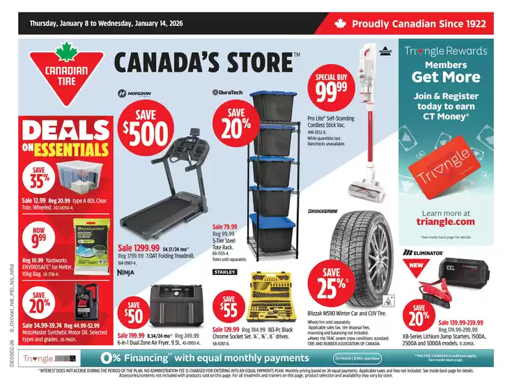 Canadian Tire catalogue in Richmond Hill | Attractive special offers for everyone | 2026-01-08T00:00:00.000Z - 2026-01-14T00:00:00.000Z
