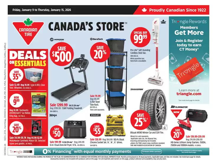 Canadian Tire catalogue in Richmond Hill | Our best bargains | 2026-01-08T00:00:00.000Z - 2026-01-14T00:00:00.000Z