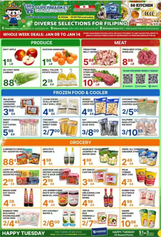 88 Supermarket catalogue in Brampton | Whole week deals  | 2026-01-09T00:00:00.000Z - 2026-01-14T00:00:00.000Z