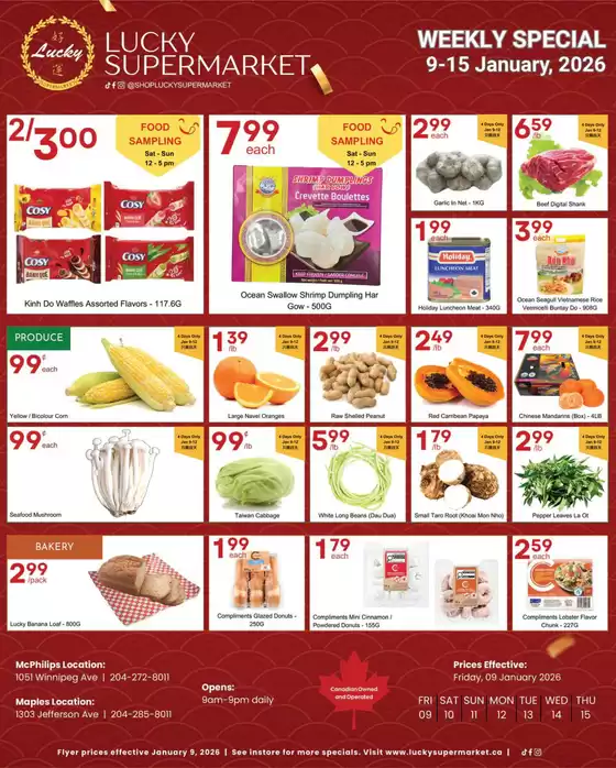 Lucky Supermarket catalogue in Westerose | Sanio day 10 % off  | 2026-01-09T00:00:00.000Z - 2026-01-15T00:00:00.000Z