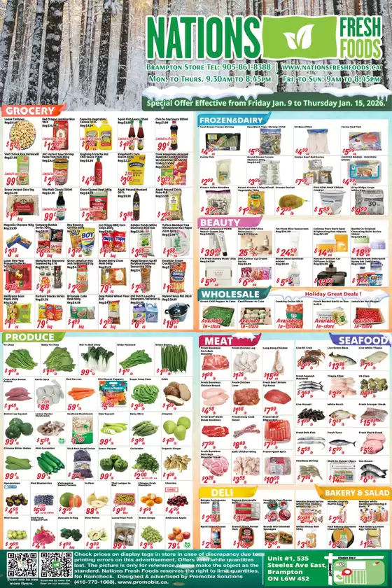 Nations Fresh Foods catalogue in Westerose | Discover our winter favorites in store | 2026-01-09T00:00:00.000Z - 2026-01-15T00:00:00.000Z