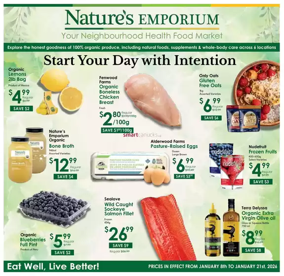 Nature's Emporium catalogue in Surrey | Nature's Emporium Bi-Weekly Flyer January 8 to 21 | 2026-01-09T00:00:00.000Z - 2026-01-21T00:00:00.000Z