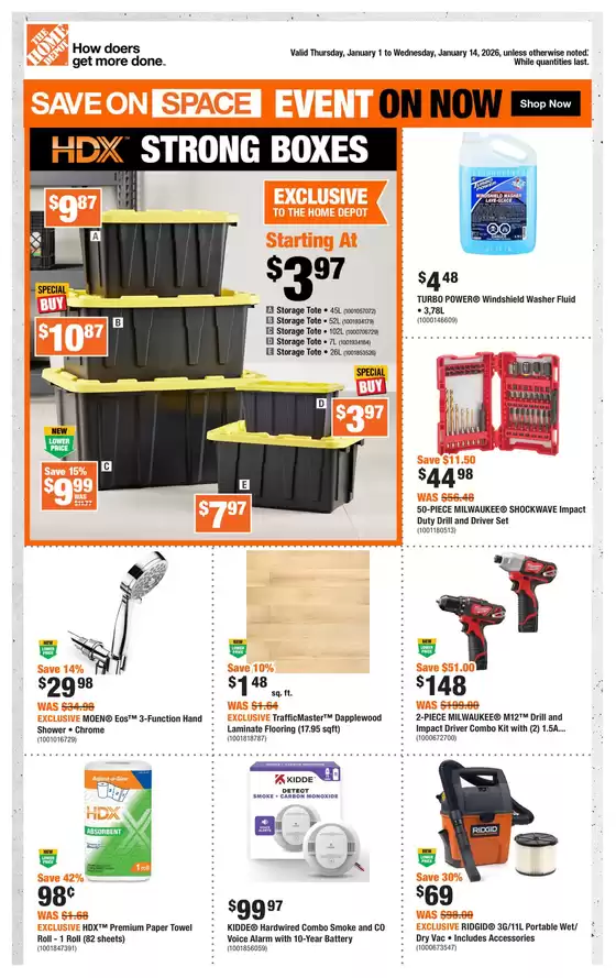Home Depot catalogue in North Battleford | Flyer_CP | 2026-01-01T00:00:00.000Z - 2026-01-14T00:00:00.000Z