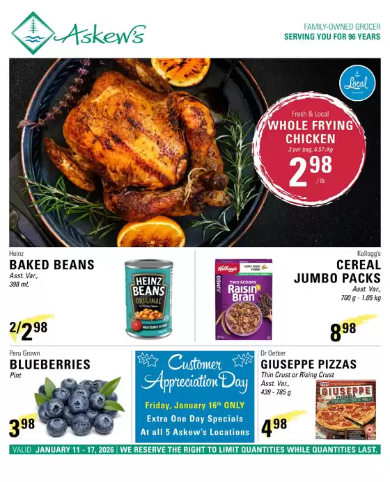 Askews Foods catalogue in Courtenay | Weekly flyer  | 2026-01-12T00:00:00.000Z - 2026-01-17T00:00:00.000Z