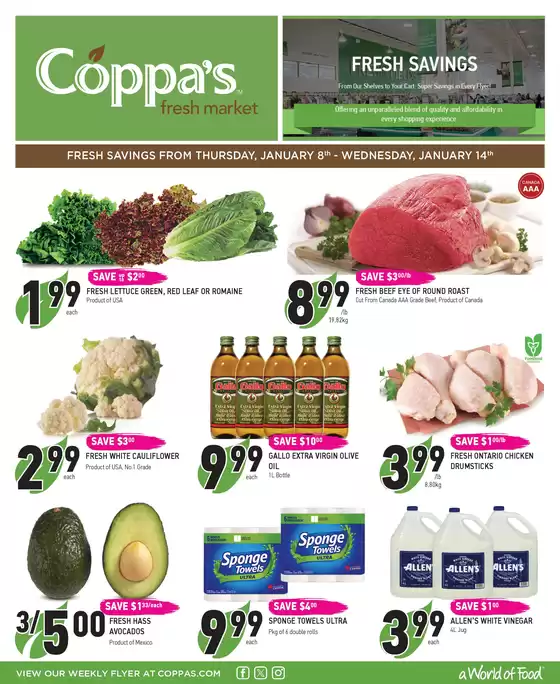 Coppa's catalogue in Courtenay | Weekly Flyer | 2026-01-12T00:00:00.000Z - 2026-01-14T00:00:00.000Z