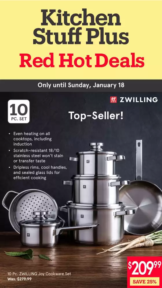 Kitchen Stuff Plus catalogue in Toronto | Kitchen Stuff Plus weeky flyer | 2026-01-12T00:00:00.000Z - 2026-01-18T00:00:00.000Z