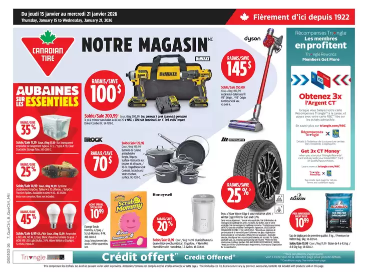 Canadian Tire catalogue in Sudbury | Save now with our deals | 2026-01-15T00:00:00.000Z - 2026-01-21T00:00:00.000Z