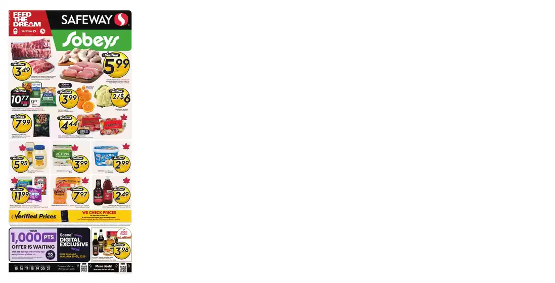 Safeway catalogue in Kanata | Top deals and discounts | 2026-01-15T00:00:00.000Z - 2026-01-21T00:00:00.000Z