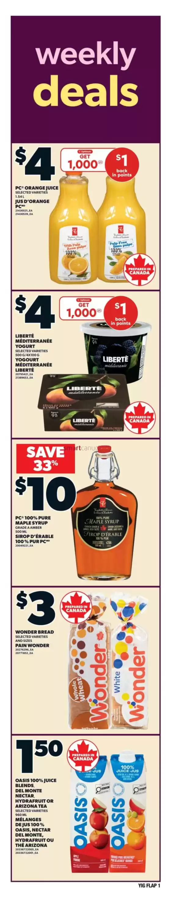 Independent Grocer catalogue in Kanata | Exclusive deals for our customers | 2026-01-15T00:00:00.000Z - 2026-01-21T00:00:00.000Z