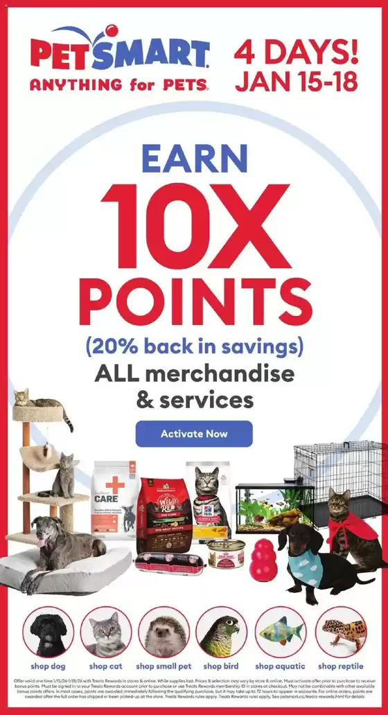 Petsmart catalogue in Mississauga | Top offers for all bargain hunters | 2026-01-15T00:00:00.000Z - 2026-01-18T00:00:00.000Z