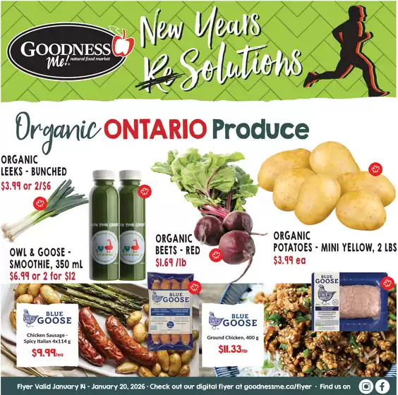 Goodness Me catalogue in Belleville | Weekly flyer  | 2026-01-15T00:00:00.000Z - 2026-01-20T00:00:00.000Z