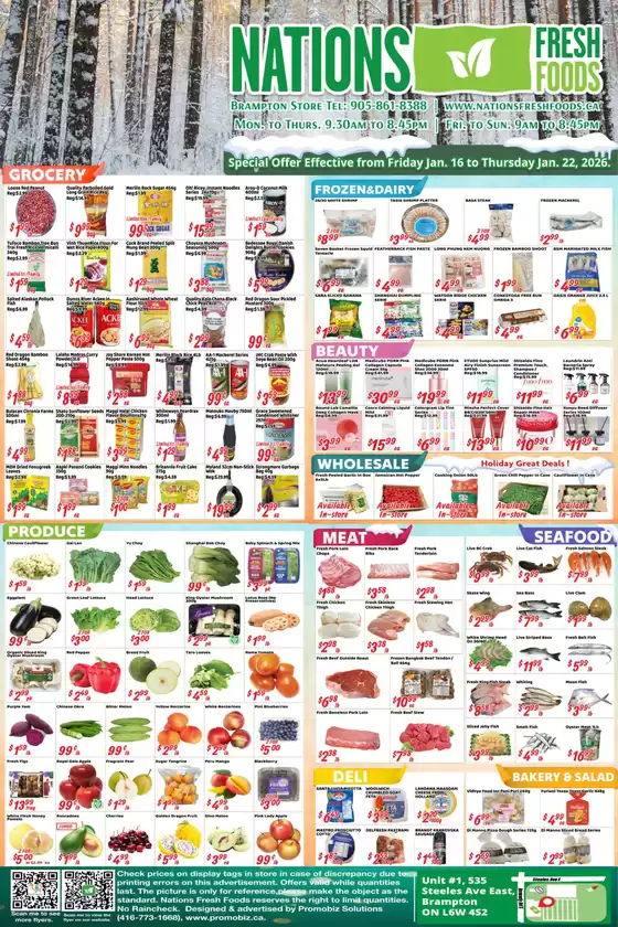 Nations Fresh Foods catalogue in Midland | Winter favorites are here! | 2026-01-16T00:00:00.000Z - 2026-01-22T00:00:00.000Z