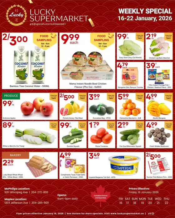 Lucky Supermarket catalogue in Saint John | Weekly specials do 22.01.2024 | 2026-01-16T00:00:00.000Z - 2026-01-22T00:00:00.000Z