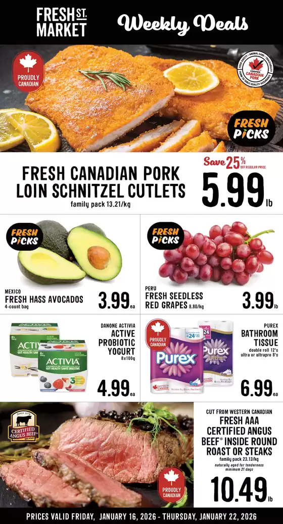 Fresh St Market catalogue in Midland | Weekly deals  | 2026-01-16T00:00:00.000Z - 2026-01-22T00:00:00.000Z
