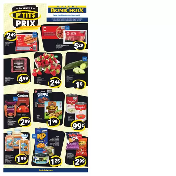 Marché Bonichoix catalogue in Winnipeg | Circulaire de la semaine | 2026-01-22T00:00:00.000Z - 2026-01-28T00:00:00.000Z