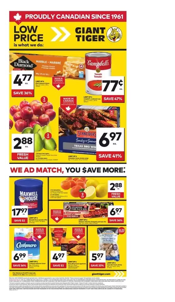 Giant Tiger catalogue in Winnipeg | Great offer for bargain hunters | 2026-01-21T00:00:00.000Z - 2026-01-27T00:00:00.000Z