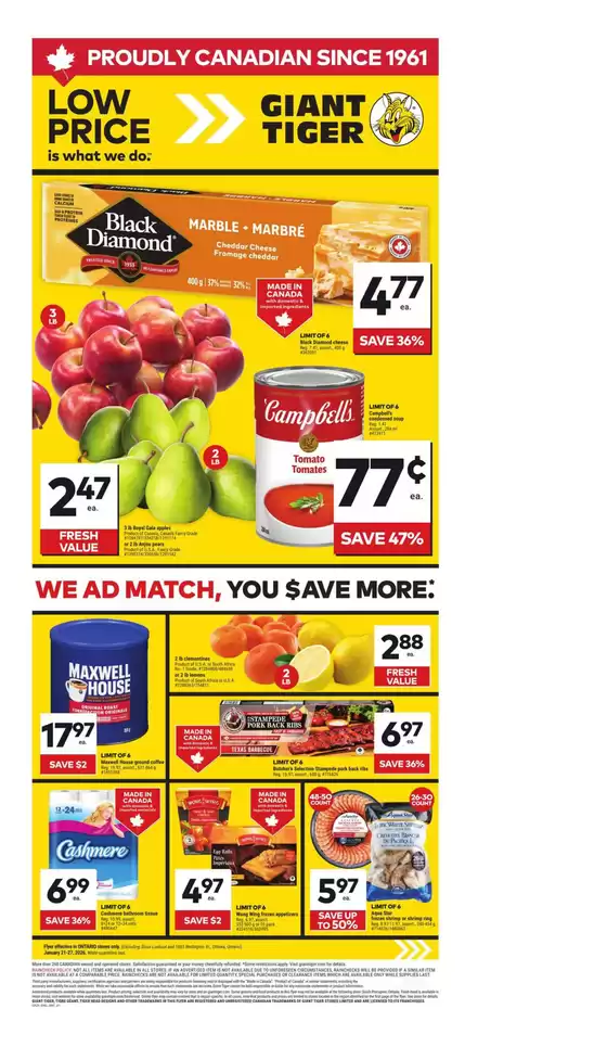 Giant Tiger catalogue in Winnipeg | Offers for bargain hunters | 2026-01-21T00:00:00.000Z - 2026-01-27T00:00:00.000Z