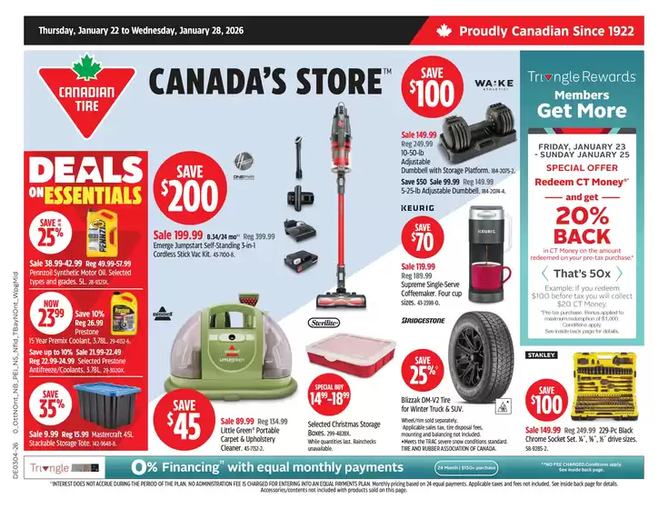 Canadian Tire catalogue in Red Deer | Discover attractive offers | 2026-01-22T00:00:00.000Z - 2026-01-28T00:00:00.000Z