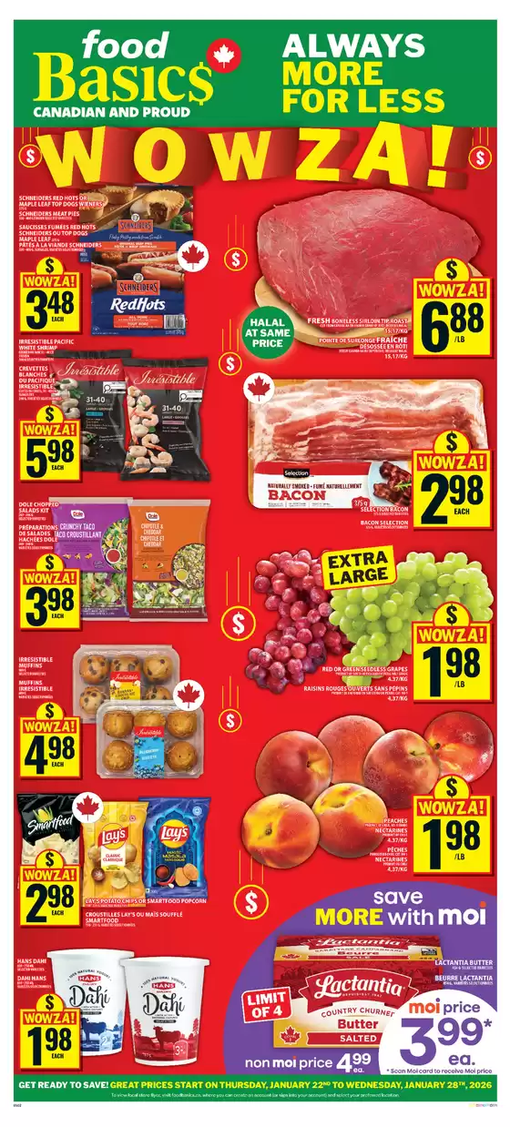 Food Basics catalogue in Lashburn | Our best deals for you | 2026-01-22T00:00:00.000Z - 2026-01-28T00:00:00.000Z