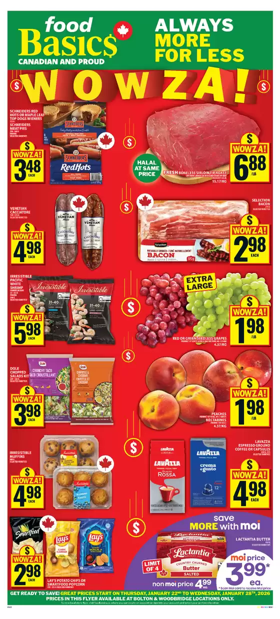 Food Basics catalogue in Lashburn | Current deals and offers | 2026-01-22T00:00:00.000Z - 2026-01-28T00:00:00.000Z